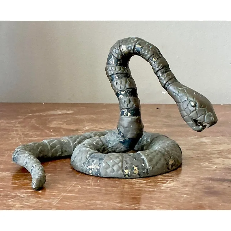 Vintage Boho Bronze Snake — additional photo 4