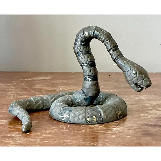 Vintage Boho Bronze Snake — additional photo 4