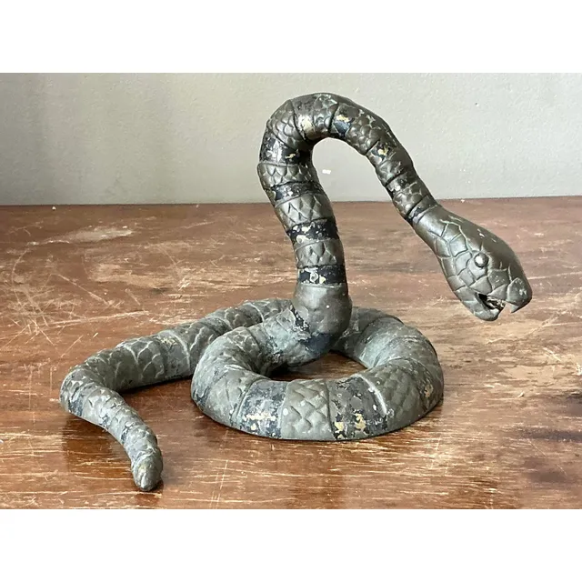 Vintage Boho Bronze Snake — additional photo 8
