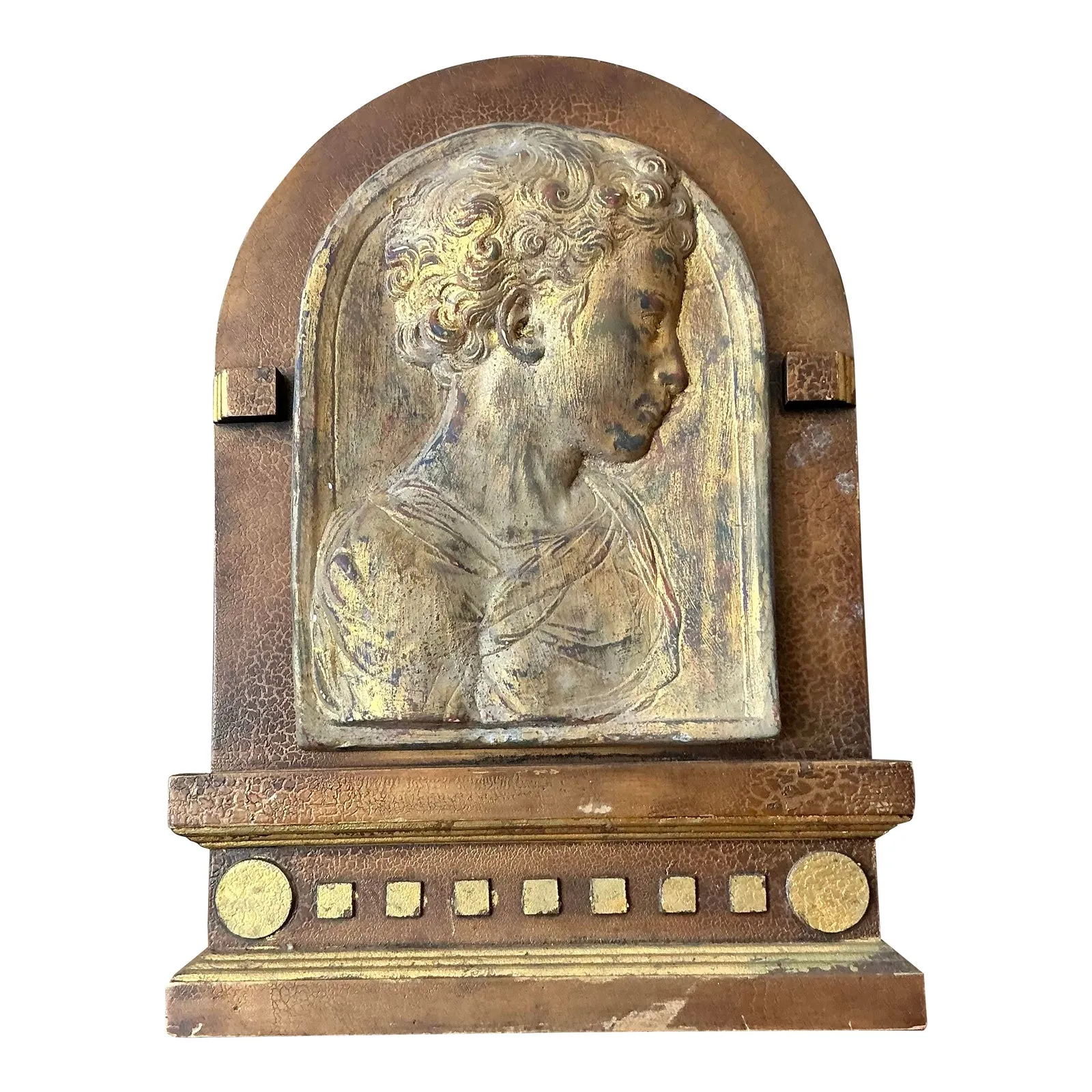 Vintage Boho Plaster Relief Frame — additional photo 7