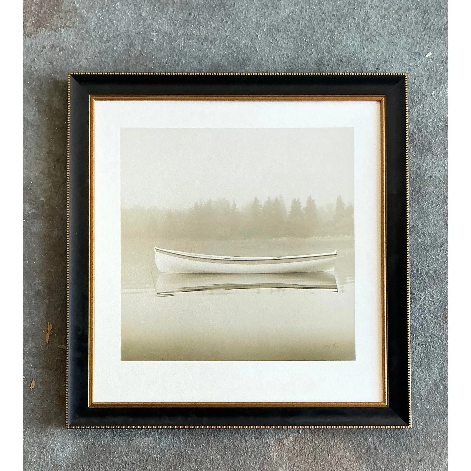 Vintage Boho Original Limited Edition Michael Kahn Canoe Photo — additional photo 4