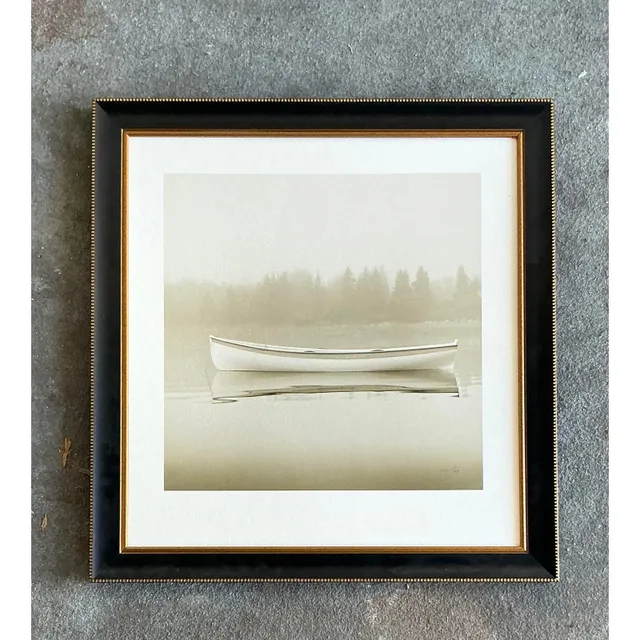 Vintage Boho Original Limited Edition Michael Kahn Canoe Photo — additional photo 4