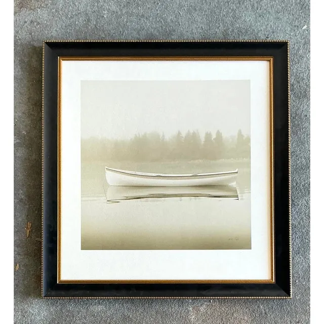 Vintage Boho Original Limited Edition Michael Kahn Canoe Photo — additional photo 5