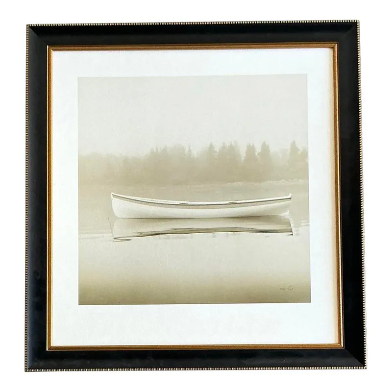 Vintage Boho Original Limited Edition Michael Kahn Canoe Photo
