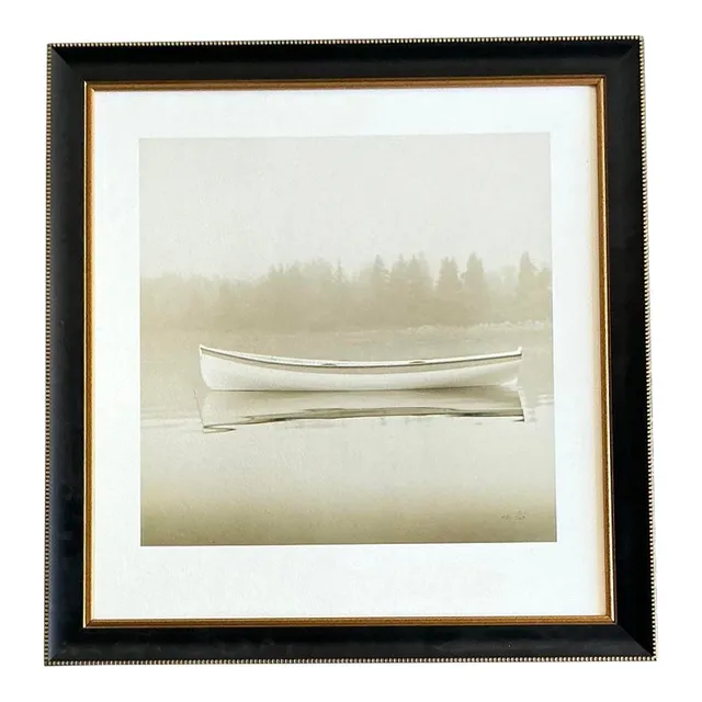 Vintage Boho Original Limited Edition Michael Kahn Canoe Photo — additional photo 8
