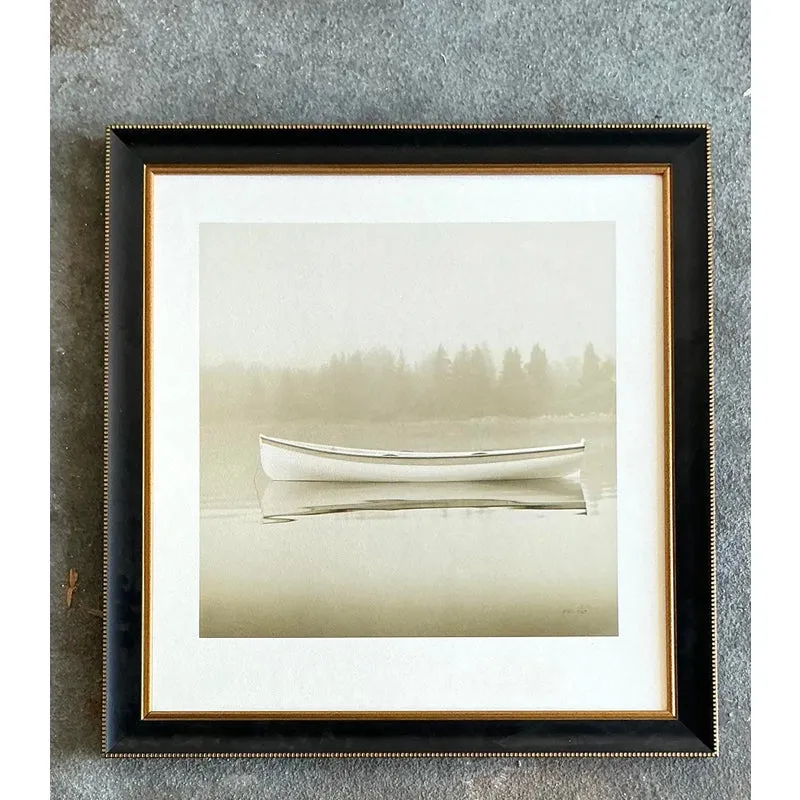 Vintage Boho Original Limited Edition Michael Kahn Canoe Photo — additional photo 2