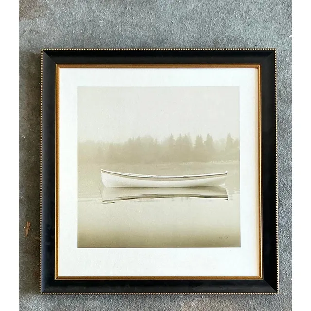 Vintage Boho Original Limited Edition Michael Kahn Canoe Photo — additional photo 2