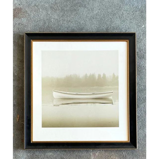 Vintage Boho Original Limited Edition Michael Kahn Canoe Photo — additional photo 1