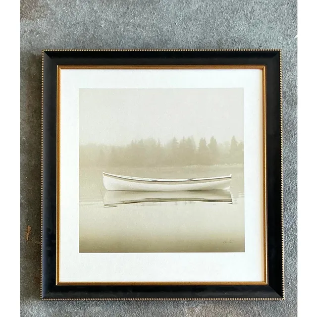 Vintage Boho Original Limited Edition Michael Kahn Canoe Photo — additional photo 3