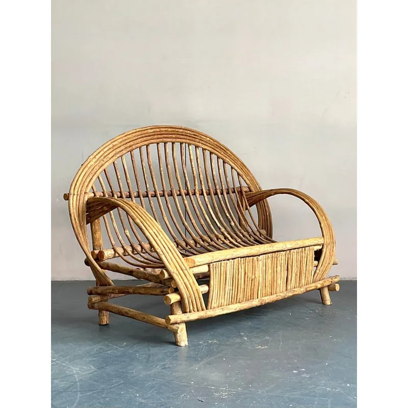 Vintage Boho Bent Branch Adirondack Sofa — additional photo 5
