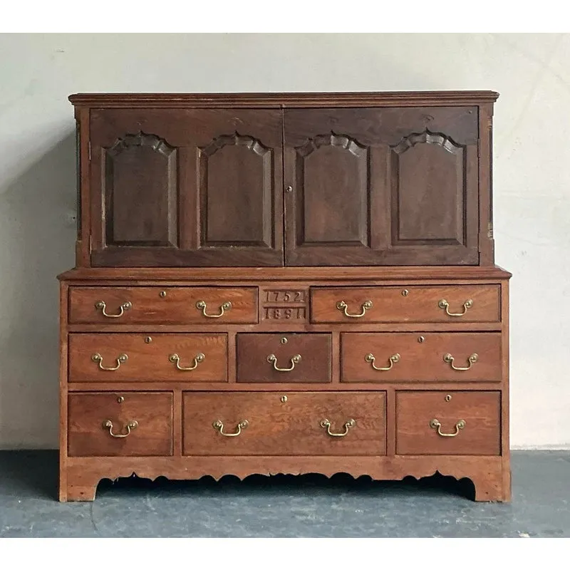 Vintage Boho Hand Crafted 18th Century Cabinet — additional photo 4