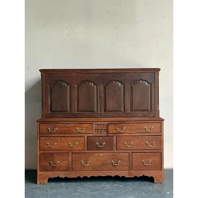 Vintage Boho Hand Crafted 18th Century Cabinet — additional photo 5