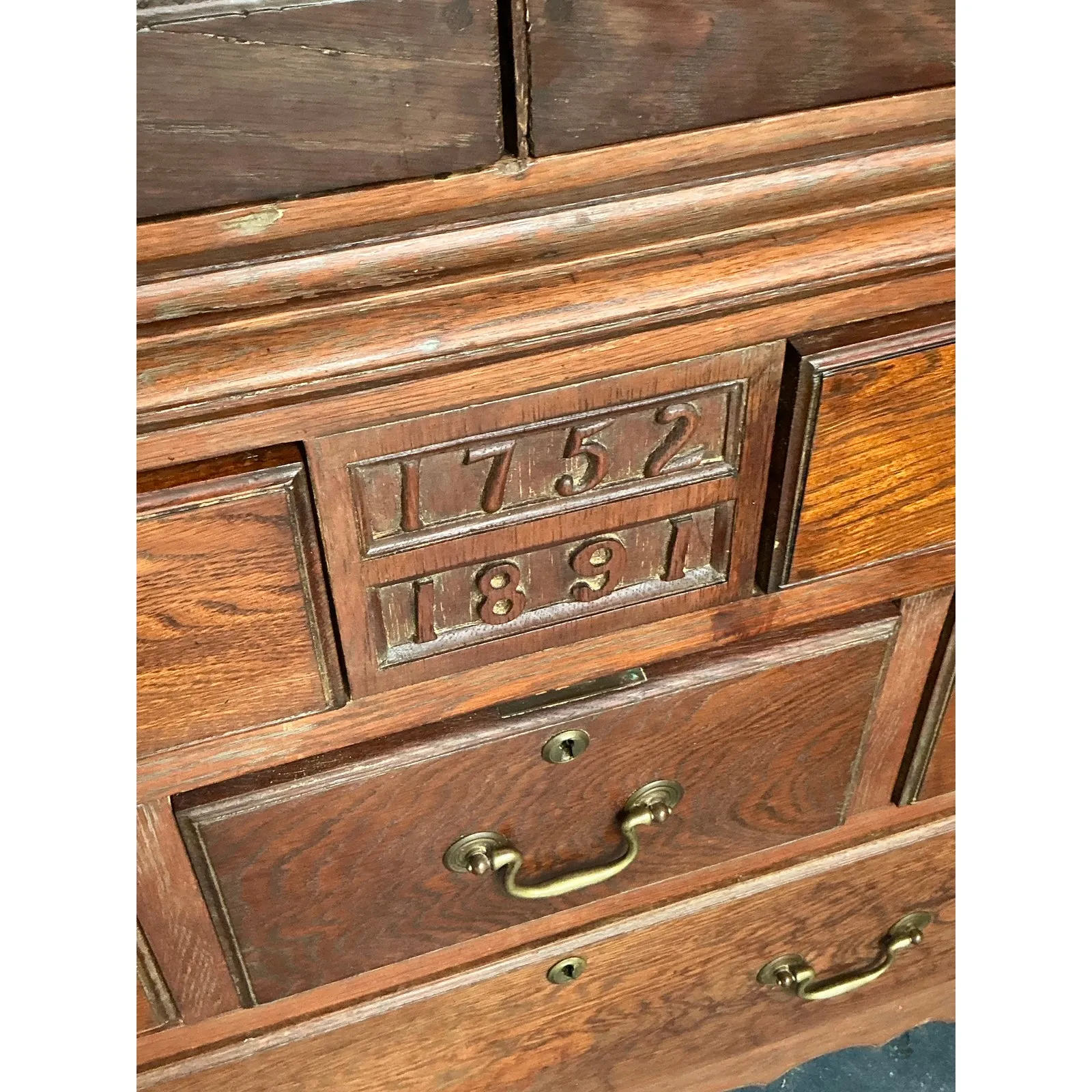 Vintage Boho Hand Crafted 18th Century Cabinet — additional photo 8
