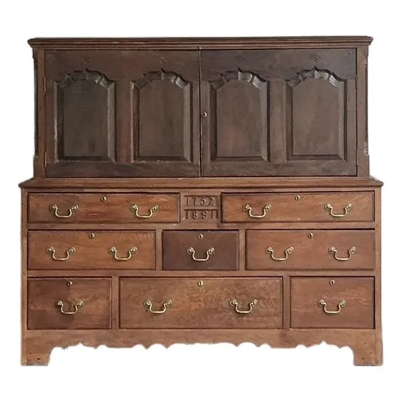 Vintage Boho Hand Crafted 18th Century Cabinet — additional photo 1