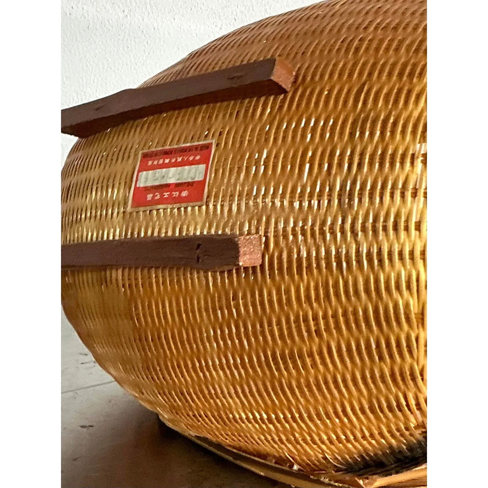 Vintage Shanghai Handicrafts Weave Duck Basket — additional photo 8