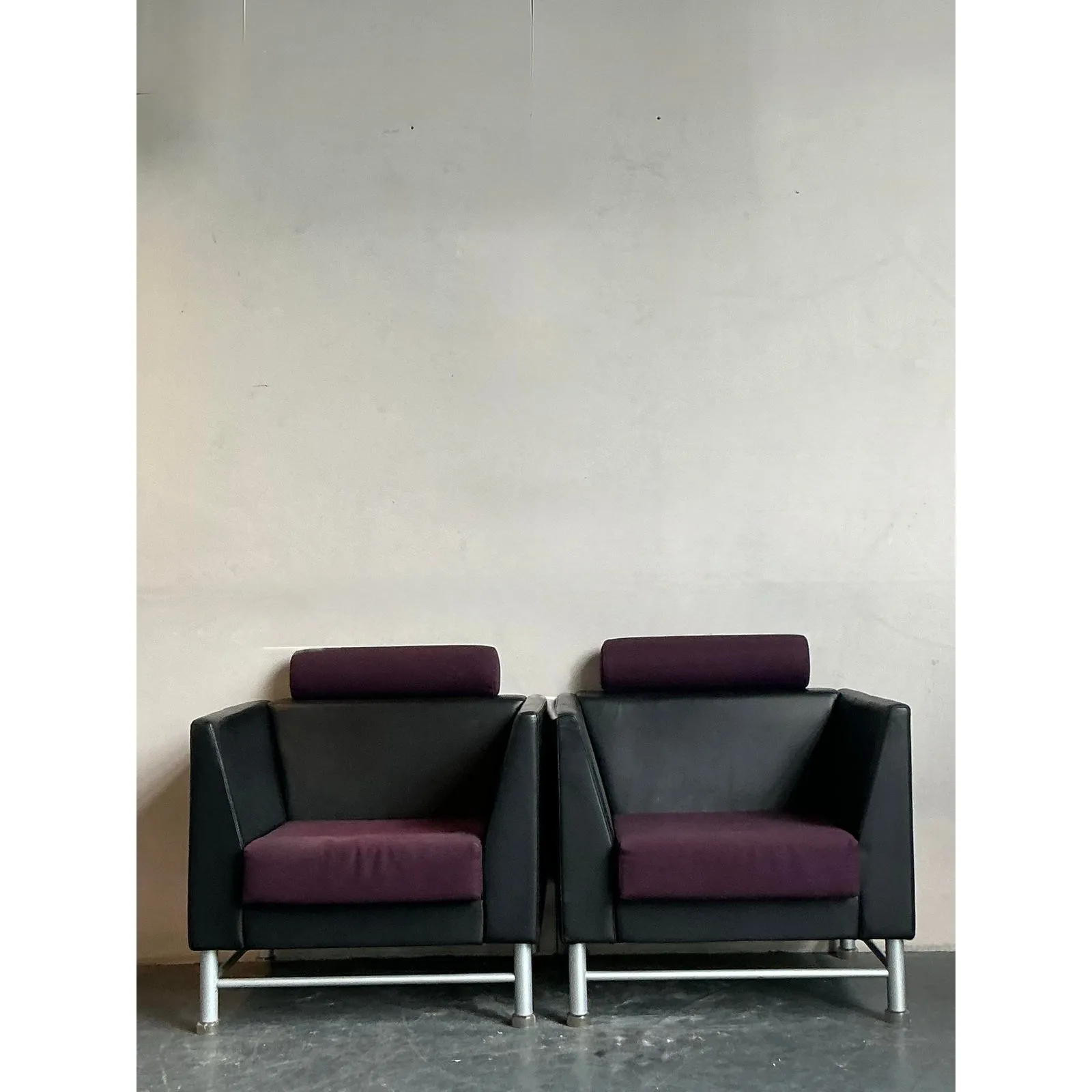 Vintage Boho Ettore Sottsass for Knoll Lounge Chairs - A Pair — additional photo 5