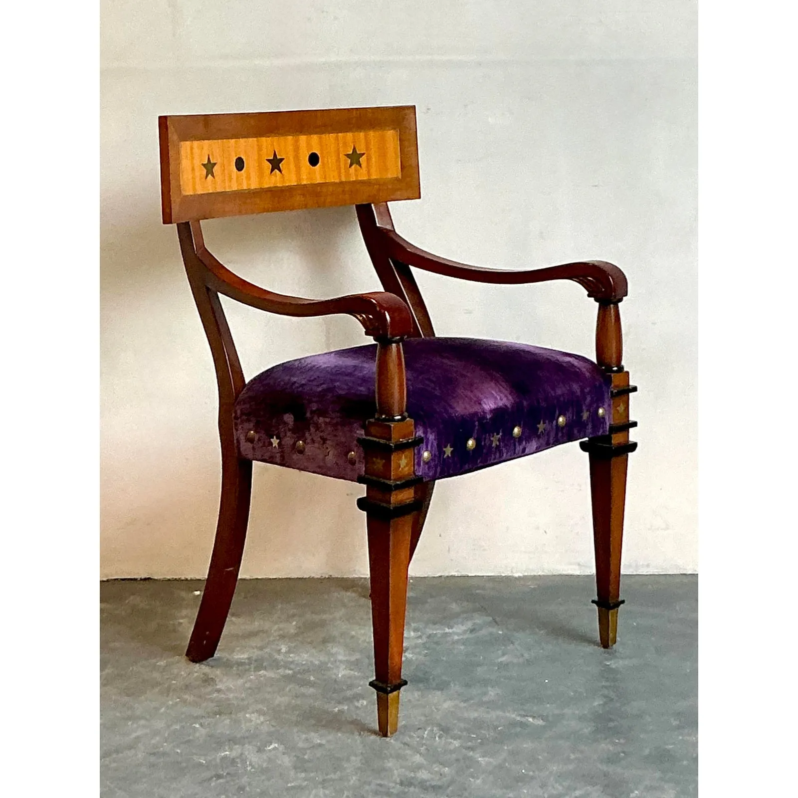 Vintage Regency Goralnik and Buchanan Empire Arm Chair — additional photo 6