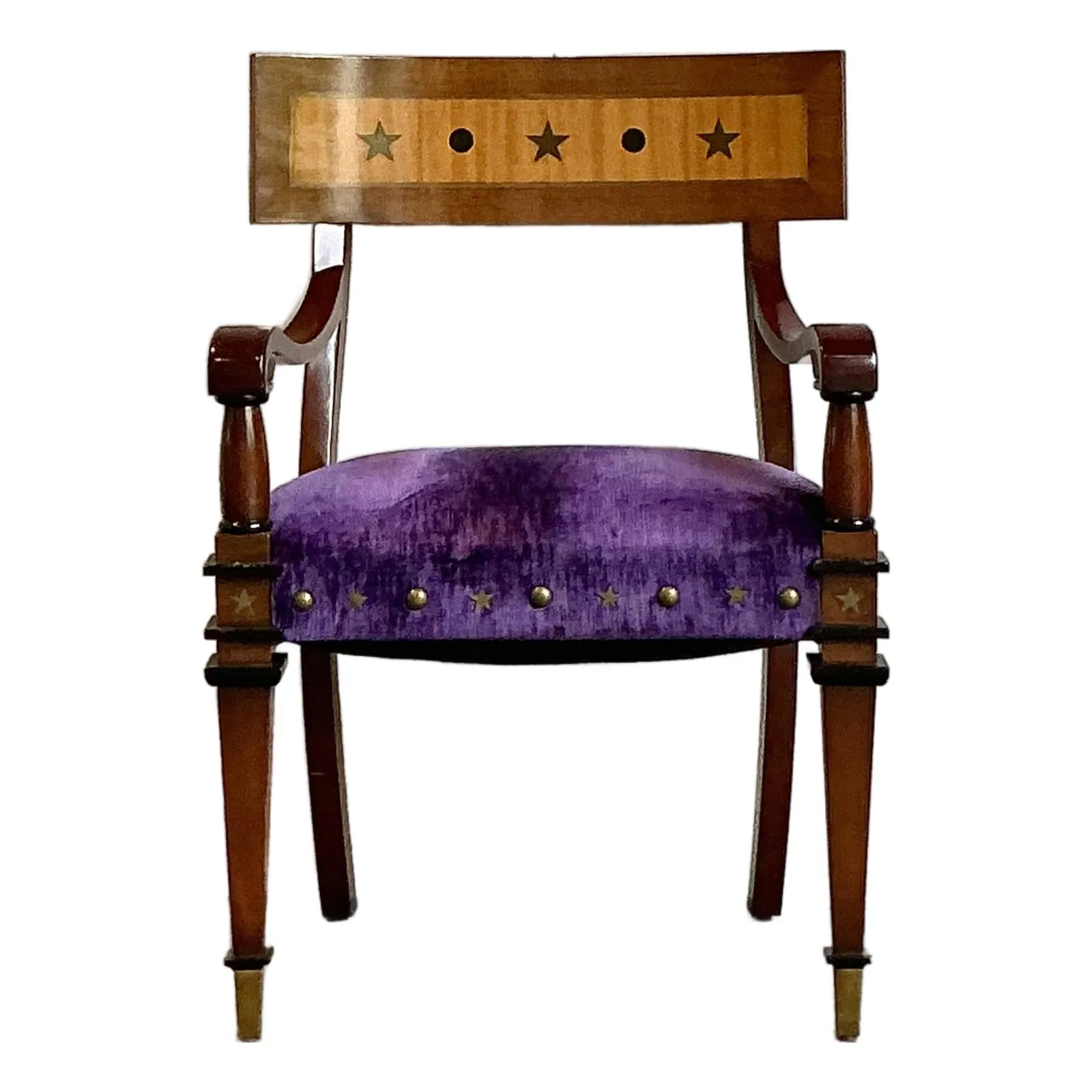 Vintage Regency Goralnik and Buchanan Empire Arm Chair — additional photo 1
