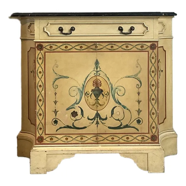 Vintage Boho Irving and Casson Hand Painted Sideboard — additional photo 1
