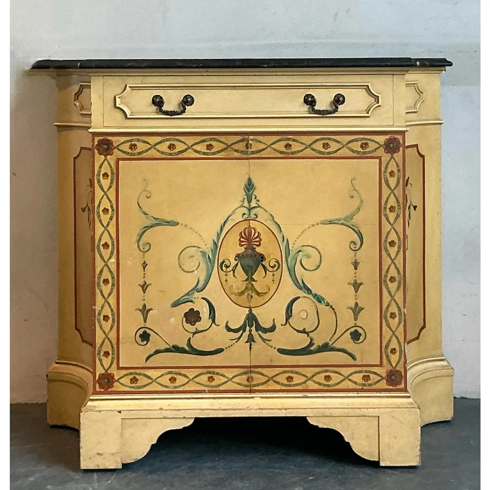 Vintage Boho Irving and Casson Hand Painted Sideboard — additional photo 2