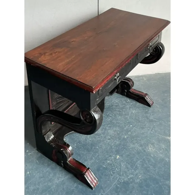 Vintage Boho Reclaimed Wood Console Table — additional photo 1