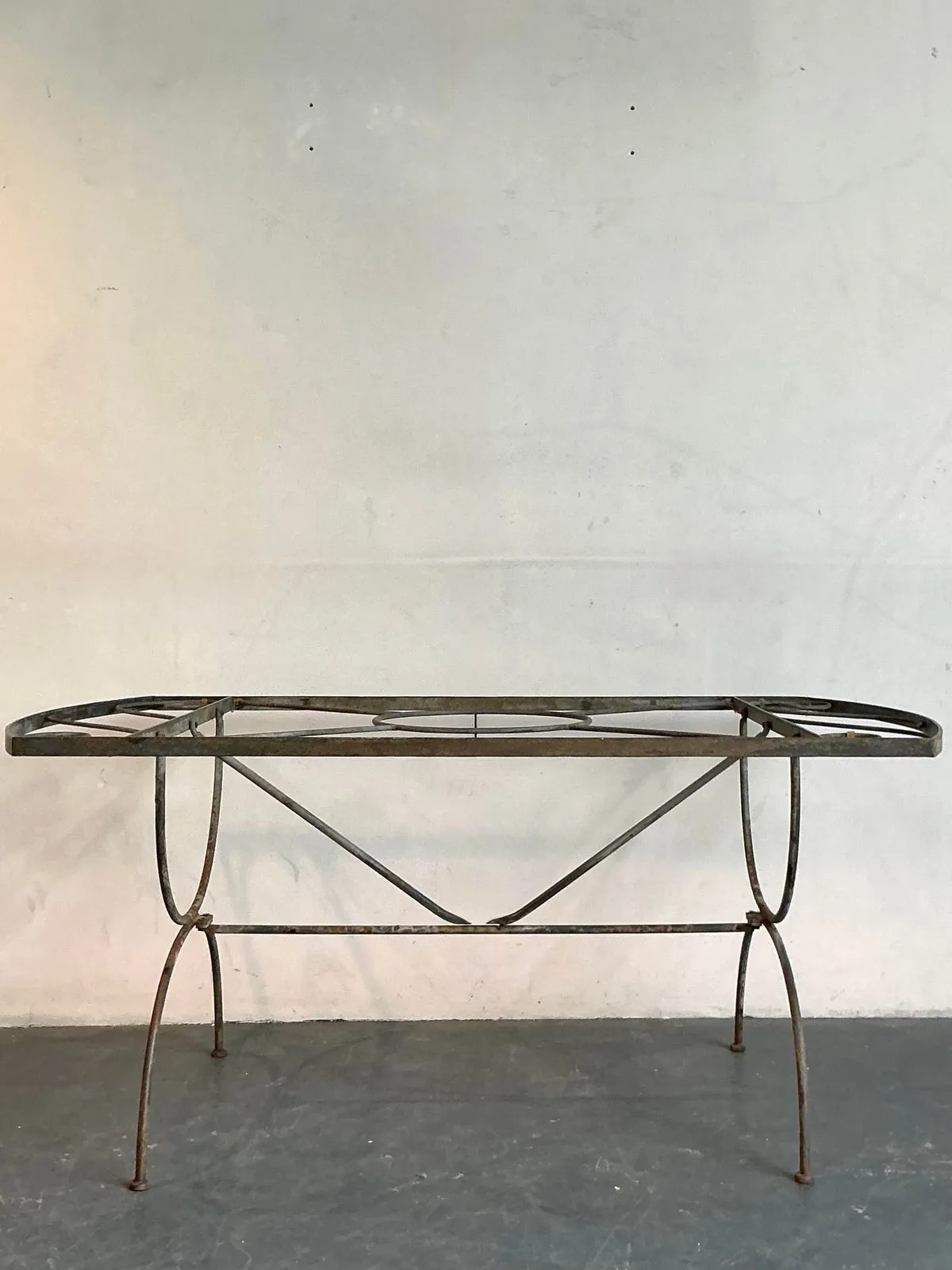 Vintage Boho Wrought Iron Dining Table After Tempestini — additional photo 7