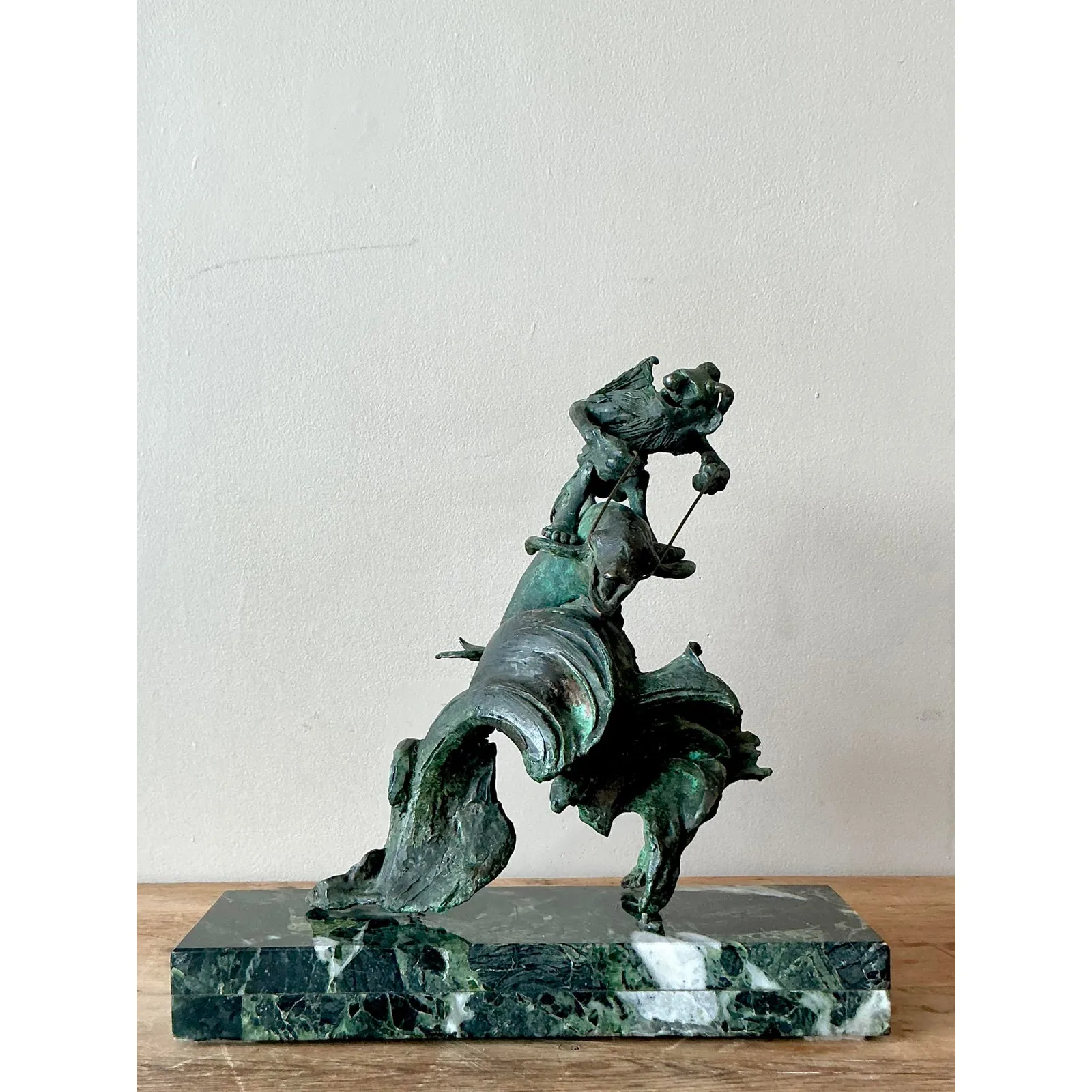 Vintage Boho Surrealist Bronze Sculpture — additional photo 4