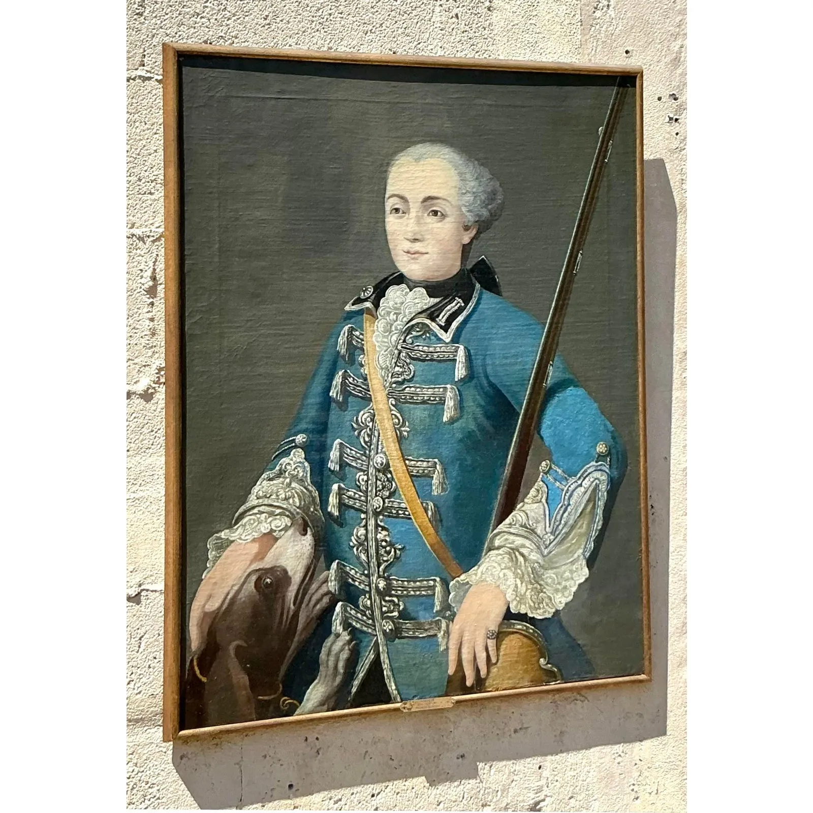 Vintage Boho 18th Century French School Portrait of a Gentleman — additional photo 6
