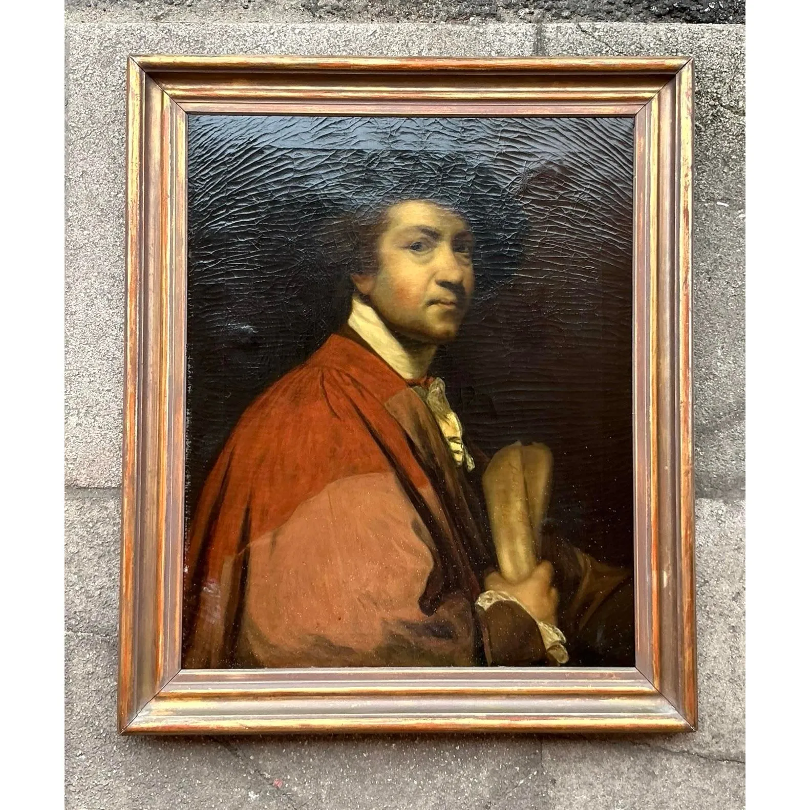 Vintage Regency 19th Century Oil Portrait of Man — additional photo 4
