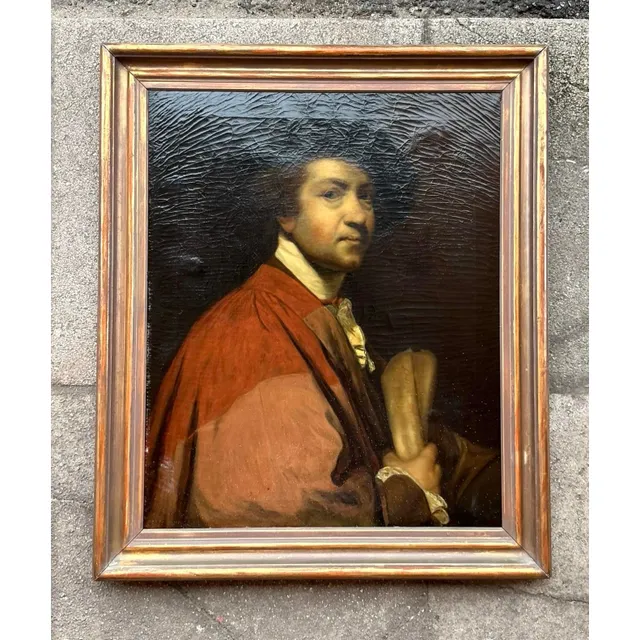 Vintage Regency 19th Century Oil Portrait of Man — additional photo 4