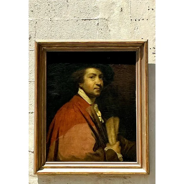 Vintage Regency 19th Century Oil Portrait of Man — additional photo 2