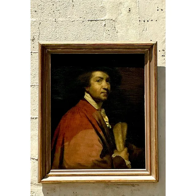 Vintage Regency 19th Century Oil Portrait of Man — additional photo 3