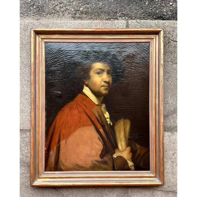 Vintage Regency 19th Century Oil Portrait of Man — additional photo 8