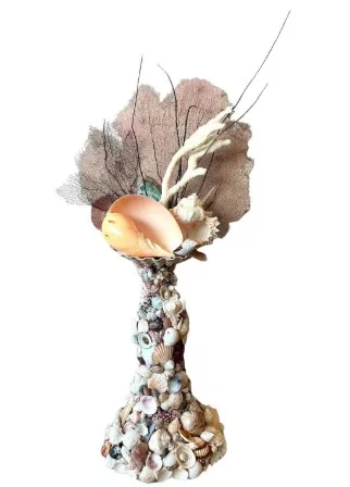 Vintage Coastal Shell Totem — additional photo 5