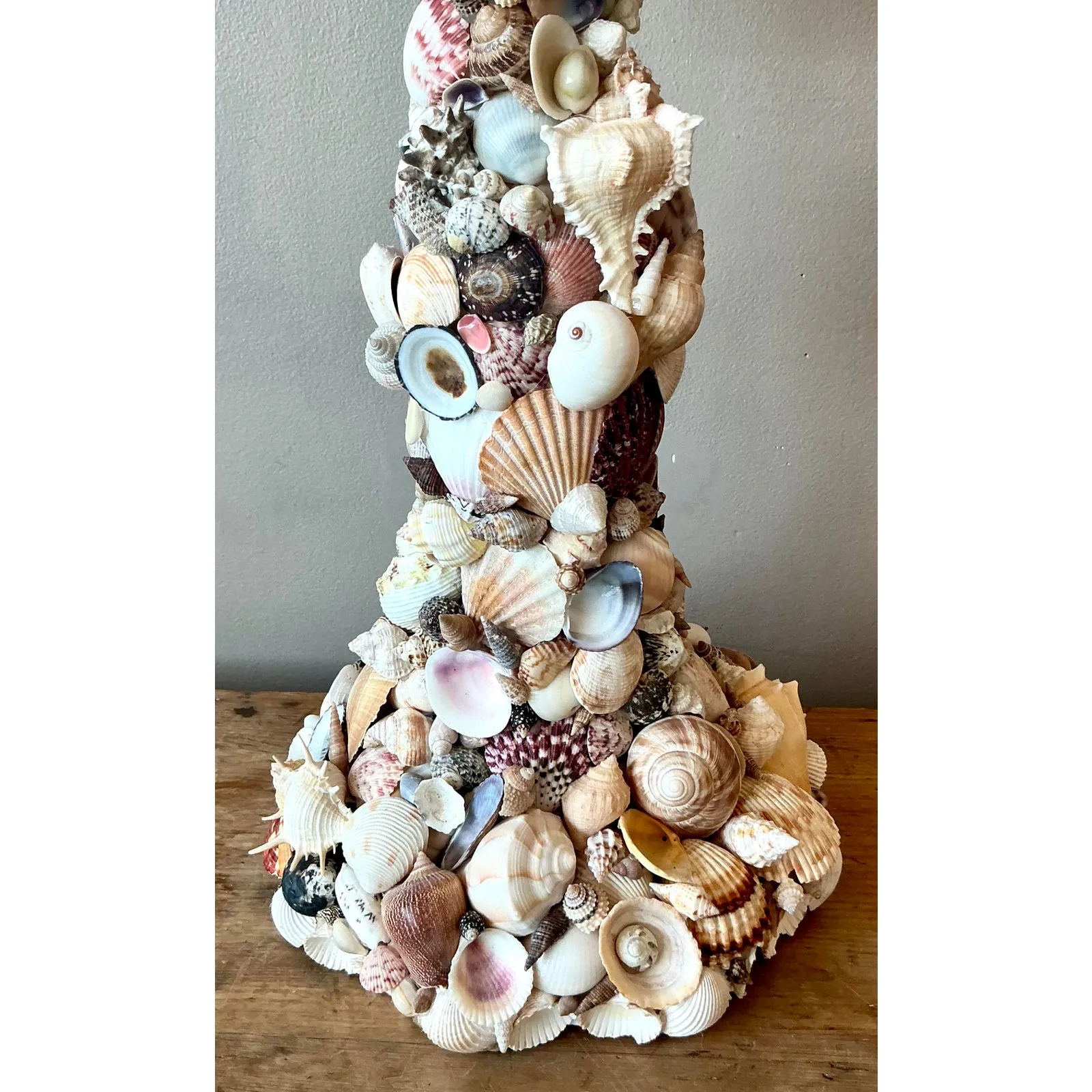 Vintage Coastal Shell Totem — additional photo 7