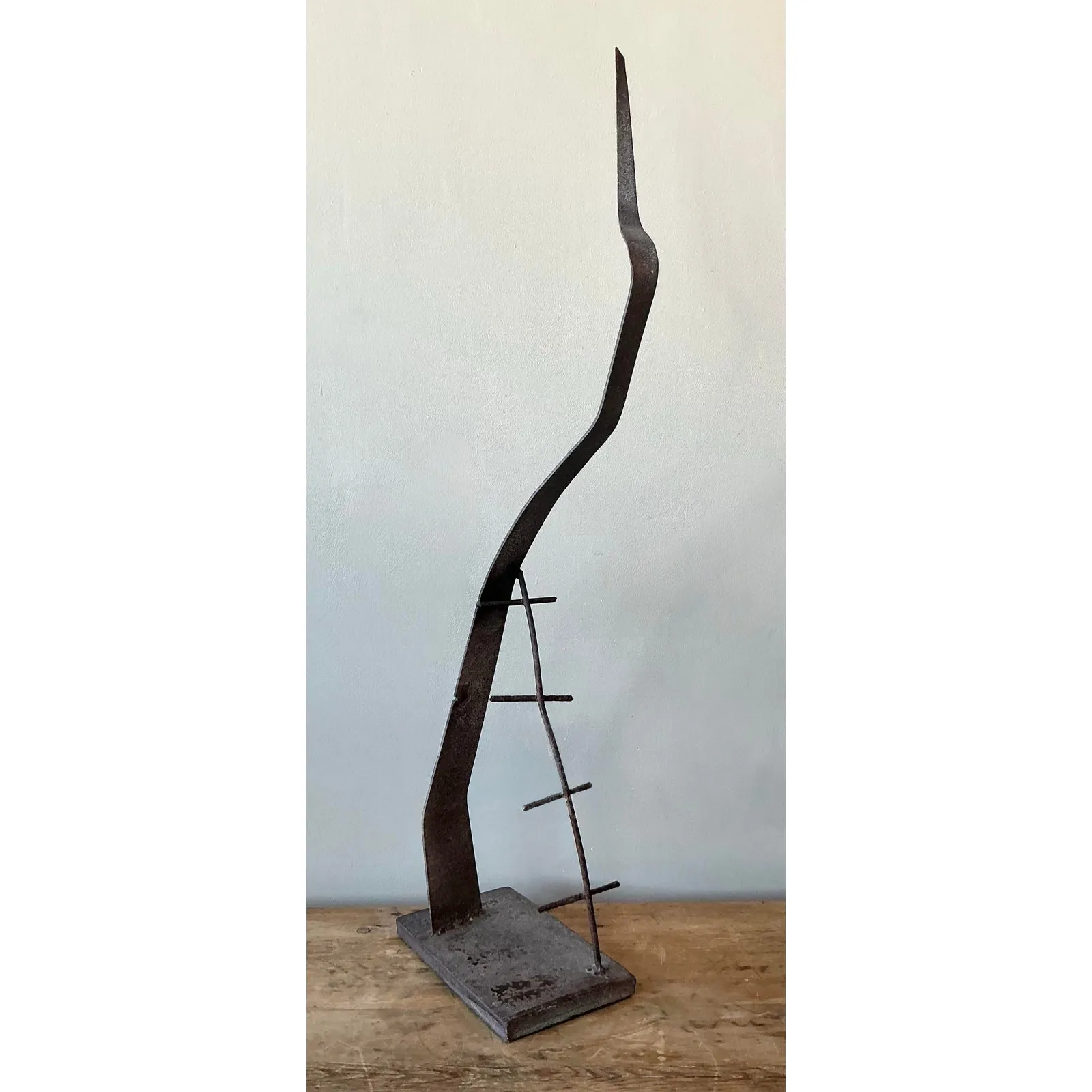 Vintage MCM Brutalist Abstract Sculpture — additional photo 6