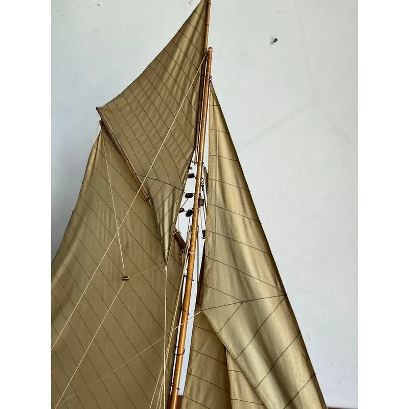 Vintage Boho Sailboat Scale Model — additional photo 6