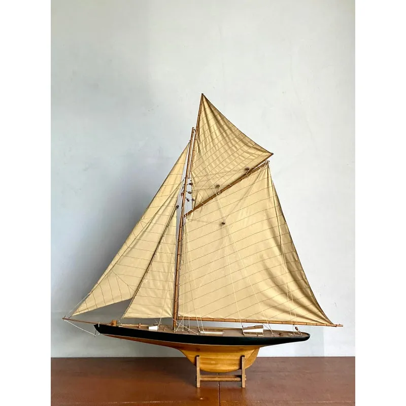 Vintage Boho Sailboat Scale Model — additional photo 5