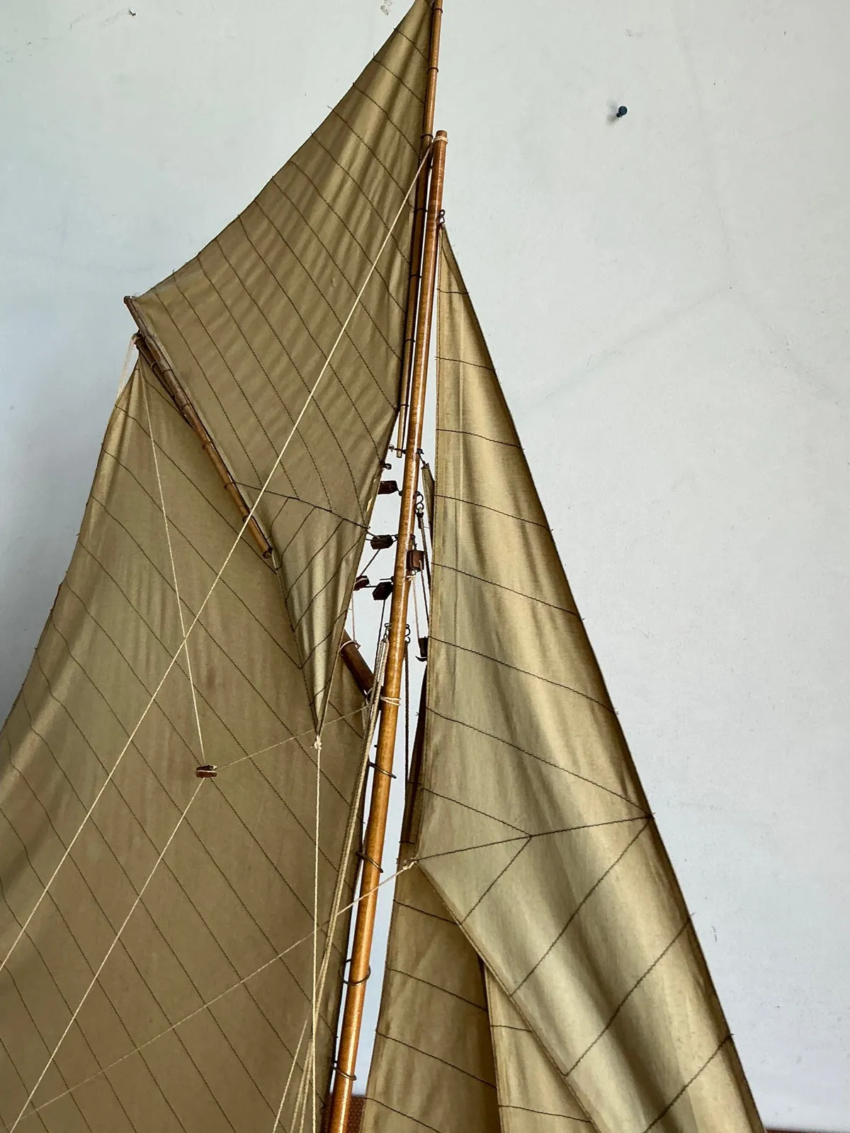 Vintage Boho Sailboat Scale Model — additional photo 8