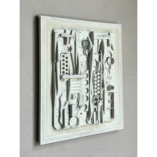Vintage Boho Found Object Wall Sculpture — additional photo 6