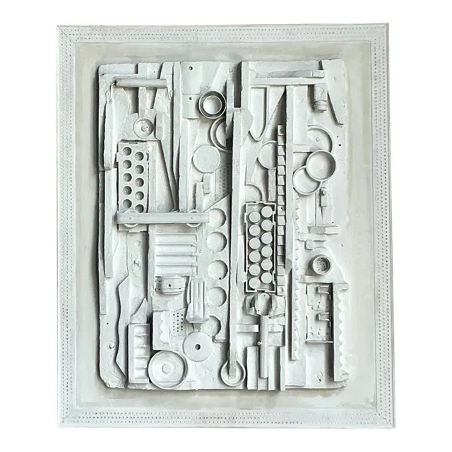 Vintage Boho Found Object Wall Sculpture — additional photo 1