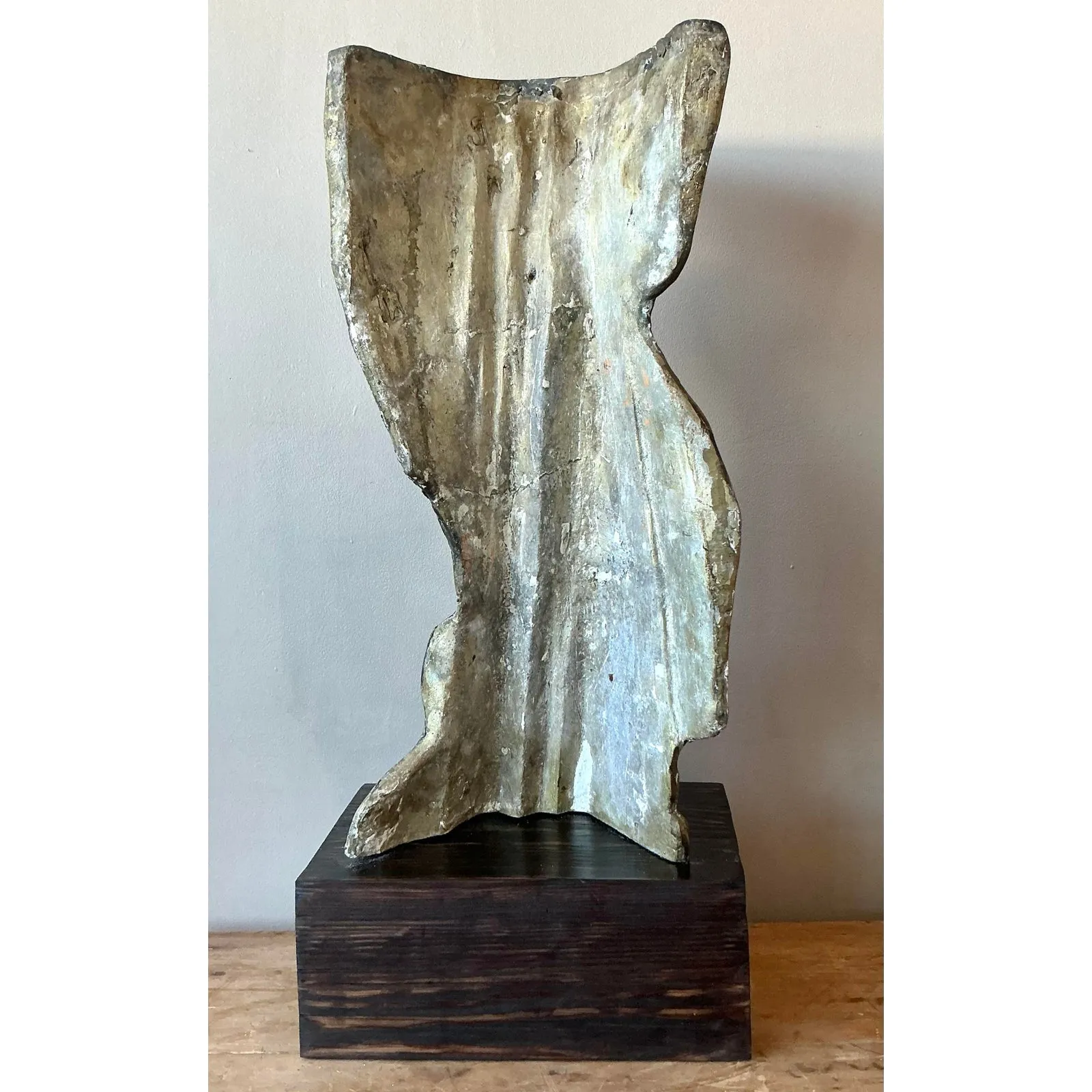 Vintage Boho Abstract Polished Bronze Sculpture — additional photo 7