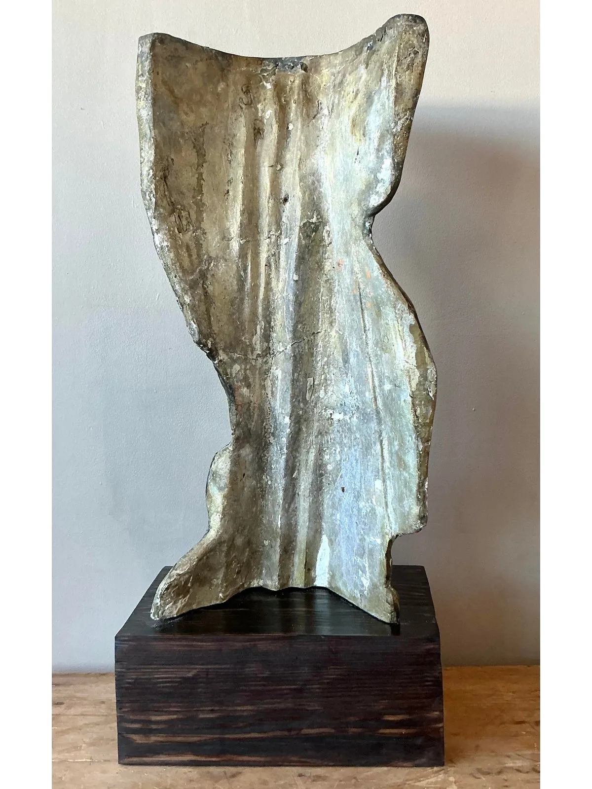 Vintage Boho Abstract Polished Bronze Sculpture — additional photo 6