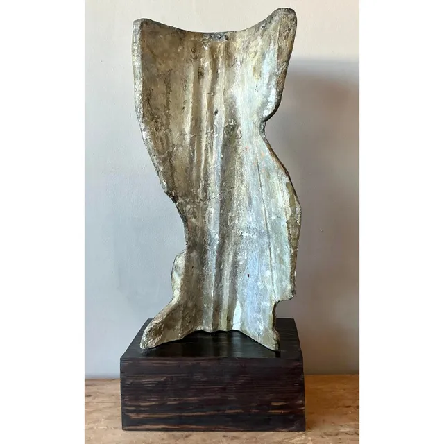 Vintage Boho Abstract Polished Bronze Sculpture — additional photo 7