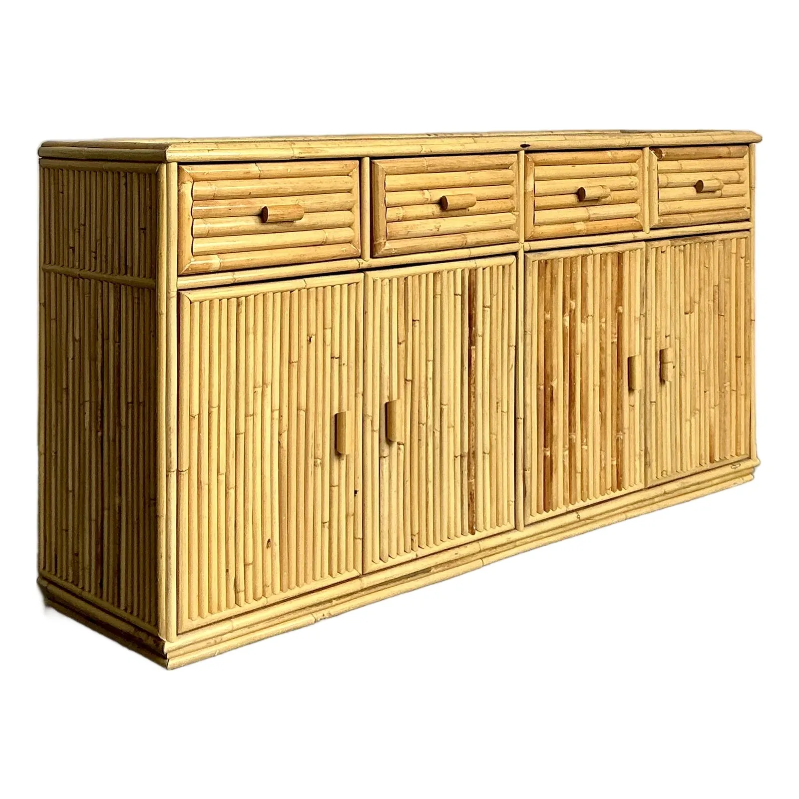 Vintage Boho Rattan Credenza — additional photo 8