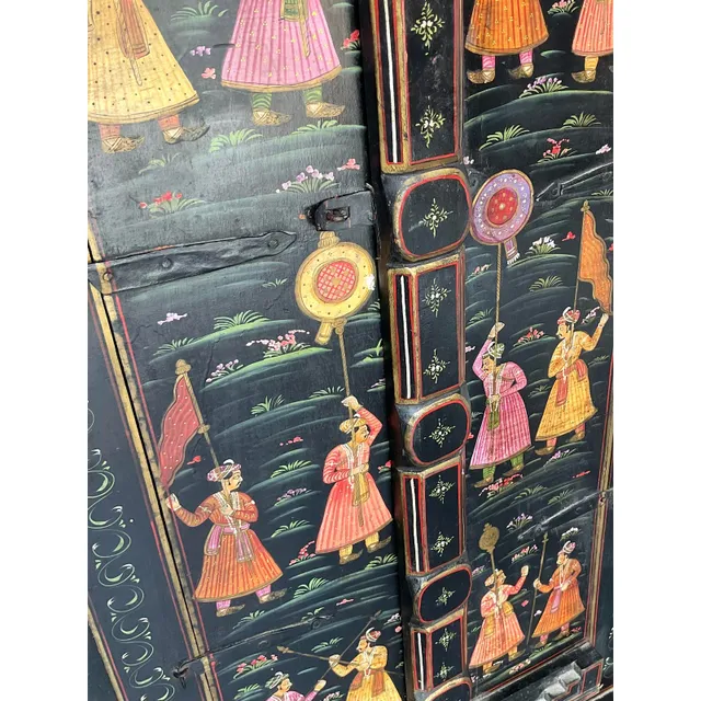 Vintage Boho Hand Painted Cabinet — additional photo 7