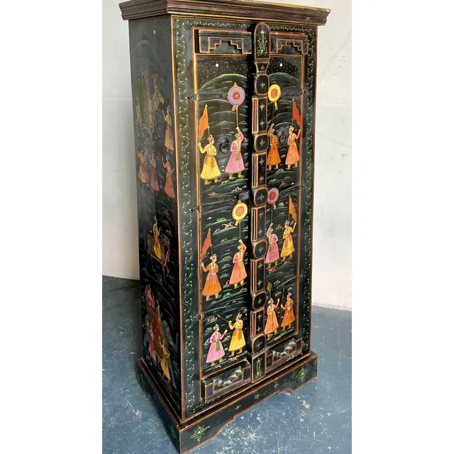 Vintage Boho Hand Painted Cabinet — additional photo 6