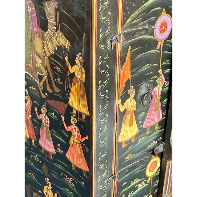Vintage Boho Hand Painted Cabinet — additional photo 8