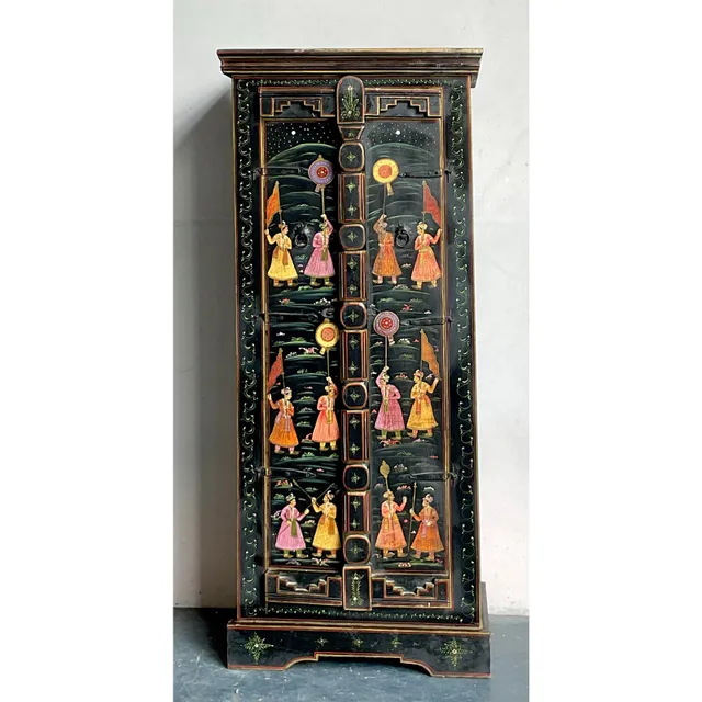 Vintage Boho Hand Painted Cabinet — additional photo 4