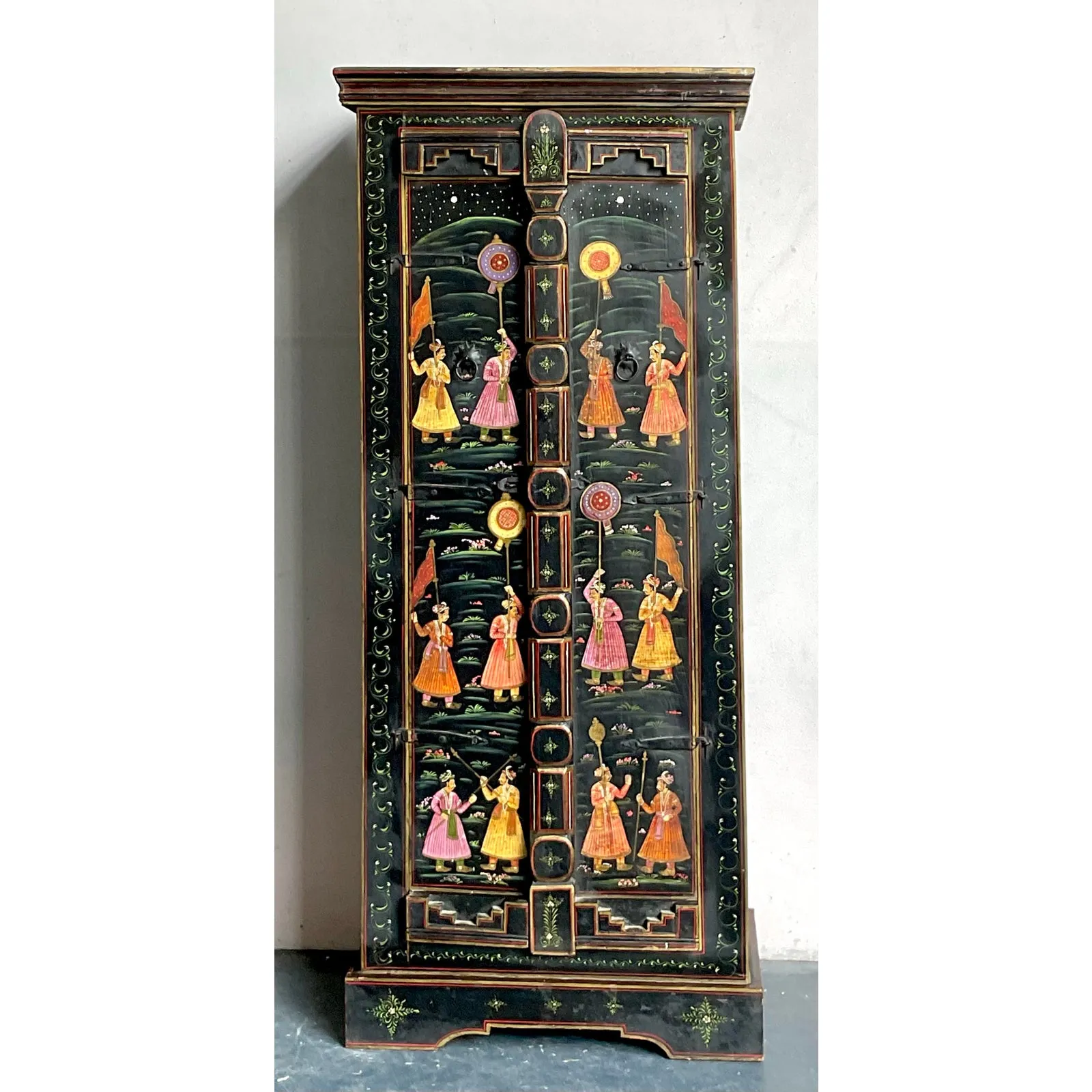 Vintage Boho Hand Painted Cabinet — additional photo 3